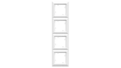 Ramka poczwórna, biała, 33033