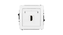 DECO Mechanizm gniazda pojedynczego HDMI 2.1, 8K biały mat 25DHDMI-5