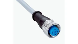 Przewód z wtykiem M12, 4 piny, prosty, 4 żyły, PVC, YF2A14-020VB3XLEAX, 2096234 /2m/ EC0943337