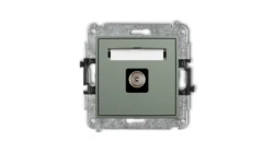 ICON Mechanizm gniazda antenowego pojedynczego TV szałwiowy 61IGTV-1