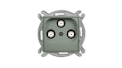 ICON Mechanizm gniazda multimedialnego 3F DATA (UPC) szałwiowy 61IGMU