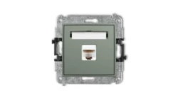 ICON Mechanizm gniazda komputerowego pojedynczego 1xRJ45, kat. 5e, 8-stykowy szałwiowy 61IGK-1