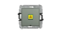 ICON Mechanizm gniazda światłowodowego/optycznego pojedynczego, bez pola opisowego szałwiowy 61IGOPBO-1