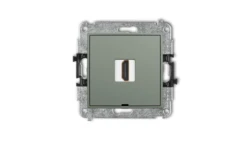 ICON Mechanizm gniazda pojedynczego HDMI 2.0, 4K, bez pola opisowego szałwiowy 61IHDMIBO-3