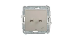 MINI Mechanizm łącznika podwójnego schodowego w stylu amerykańskim taupe 60MWPUS-33