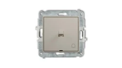 MINI Mechanizm łącznika zwierny dzwonek w stylu amerykańskim taupe 60MWPUS-4