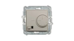 MINI Mechanizm elektronicznego regulatora temperatury z czujnikiem podpodłogowym taupe 60MRT-1