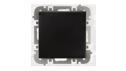 SANTRA gniazdo 2P+Z bez ramki podtynkowe hermetyczne IP44 czarny 4168-19