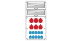 Rozdzielnica R-BOX 740 34S:6x32/5,10x250V,IP44 B.18.740-8
