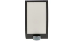 Oprawa elewacyjna z czujnikiem ruchu i zmierzchu Steinel L 22 S PIR max. 60W E27 IP44 IK03 230V antracyt / nierdzewna ST035709