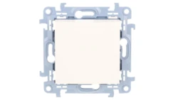 Simon 10 Łącznik uniwersalny – schodowy bez piktogramu (moduł) 10 AX, 250 V~, szybkozłącza biały CW6C.01/X/11