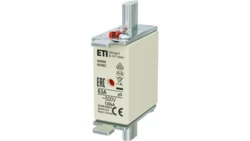 Bezpiecznik nożowy Wkładka topikowa, przemysłowa zwłoczna KOMBI NH000, NH00C gG/gL 63A 500V ETI POLAM