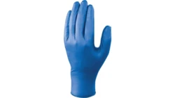 RĘKAWICE JEDNORAZOWE Z NITRYLU, NIEPUDROWANE, OPAKOWANIE 100, NIEBIESKIE, ROZMIAR 8/9, V1420B10008