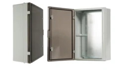 Szafka rozdzielcza hermetyczna 410, drzwi przeźroczyste, IP65 C.1603M-P