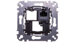 Mechanizm gniazda teleinformatycznego komputerowe 1xRJ45 kat 6 utp Merten MTN4576-0001