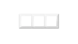 Ramka potrójna, Varia, biała / 46421