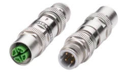 Adapter przejściówka Industrial Ethernet CAT5E wtyczka M12 kod. D męski/M12 kod. X żeński 6GK1901-0DE10-6AA0