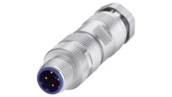 Wtyczka IE M12 PLUG PRO M12 (kodowanie D), metalowa, dla SCALANCE X208 PRO i ET 200 PRO PN. paczka 8 szt., 6GK1901-0DB10-6AA8