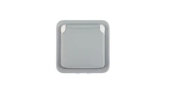 PLEXO55 Gniazdo pojedyncze z/u 16A szare 069731