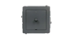 DECO Łącznik dwubiegunowego w stylu amerykańskim grafitowy mat 28DWPUS-9