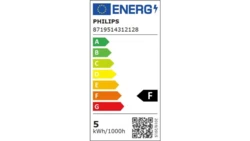 5szt Reflektor LED Philips MASTER 4.7W zamiennik 50W ściemnialna 2700K LEDspot VLE D 4.7-50W GU10 82736D Źródła reflektorowe LED