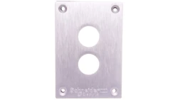 Płyta czołowa do montażu podtynkowego 2-otwory 22mm XAPE302