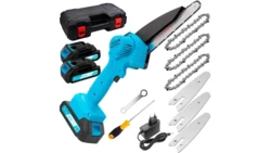 Mini elektryczna piła łańcuchowa 6 cali, akumulator 1,5 Ah Extralink TM-107