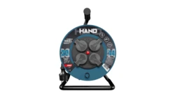 Przedłużacz bębnowy HAND PRO LINE 20m H05RR-F 3x1,5 4x2p+Z IP44 16A czarny