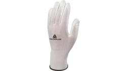 Rękawice dziane z poliestru (100) dłoń powlekana poliuretanem ścieg 13 kolor biały rozmiar 8 MAIN VE702P08