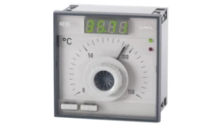 Regulator, analog. nastawa 07:Fe-CuNi (J) 0-250C 1:regulator załącz-wyłącz RE55