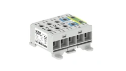 Złączka OTL16-5x szary, niebieski, żó/-ziel 5x1xAl/Cu 1,5-16mm² 1500V Zacisk uniwersalny, montaż DIN i podłoże MAA5016A11