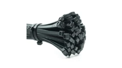 Opaska kablowa czarna OPK_7,6-200-UVC/25 /25szt./