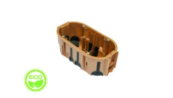 Puszka podtynkowa ProDuo ECO podwójna, głęboka 60mm, fi68, łączeniowa, z wkrętami, wiatroszczelna , WPC, IP30 /A.0092WPC/