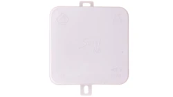 Puszka n/t hermetyczna pusta 75x75x38mm IP54 z dławicą zintegrowaną szara N5 samogasnąca bezhalogenowa 83005002