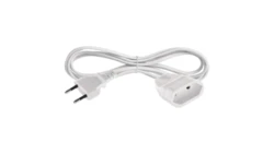 Przedłużacz 1,5 m / 1 gniazdo / biały / PVC / 0,75 mm2 P01301