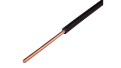 Przewód instalacyjny H05V-U (DY) 0,75 czarny /100m/