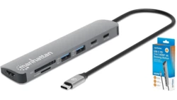 Stacja dokująca USB-C na HDMI/USB-C/PD/2x USB-A/SD/MicroSD