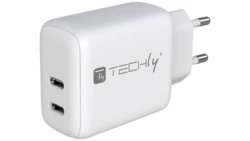 Ładowarka sieciowa 2x USB-C PowerDelivery 35W max. biała