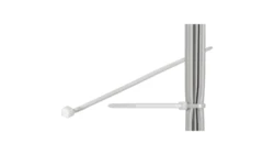 opaski zaciskowe 370x3.6mm trytki do kabli 100szt. Białe