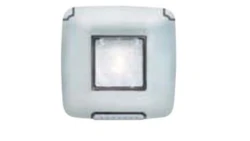 ECO60 Ramka hermetyczna pojedyncza pozioma z pokrywą uchylną biała IP55 GW34881 ELIT00593 /opak. 12/