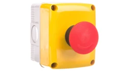 Kaseta sterownicza 2-otworowa 2xprzycisk grzybkowy czerwony 1Z 1R GW27202 ELIT01883