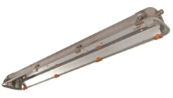 Oprawa świetlówkowa przeciwwybuchowa ze stali nierdzewnej z elektronicznym zasilaczem 2x18W ATEX 2D3G P822132EX