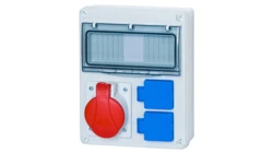 Rozdzielnica budowlana SYCYLIA 1x5P 32A 2x2P+Z 8 modułów ITALINE ITA00118 ELIT50528