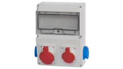 Rozdzielnica budowlana NEAPOL 1x5P 16A 1x5P32A 2x2P+Z 11 modułów ITALINE ITA00125 ELIT50535