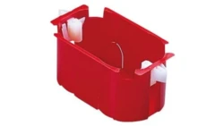 Puszka p/t regips 137mm 66x 48mm czerwony GW24245