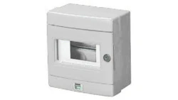 Szafka do wyłącznika p.poż. 1x8 moduły natynkowa szara IP55 GW42208 /opak. 10/
