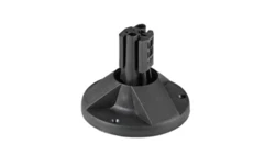 Podstawa montażowa z klipsem czarna do montażu słupka 1000,1500,2000 mm 1480.000N