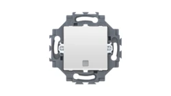 Łącznik schodowy 1P10AX, podświetlany z okienkiem, samozaciski, biały, Dahlia GW35016W