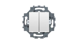 Łącznik schodowy podwójny 1P 10 AX, samozaciski, biały, Dahlia GW35052W