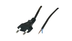 Przewód zasilający CEE7 - POSAC-CEE7/16BK12 czarny 1.2m